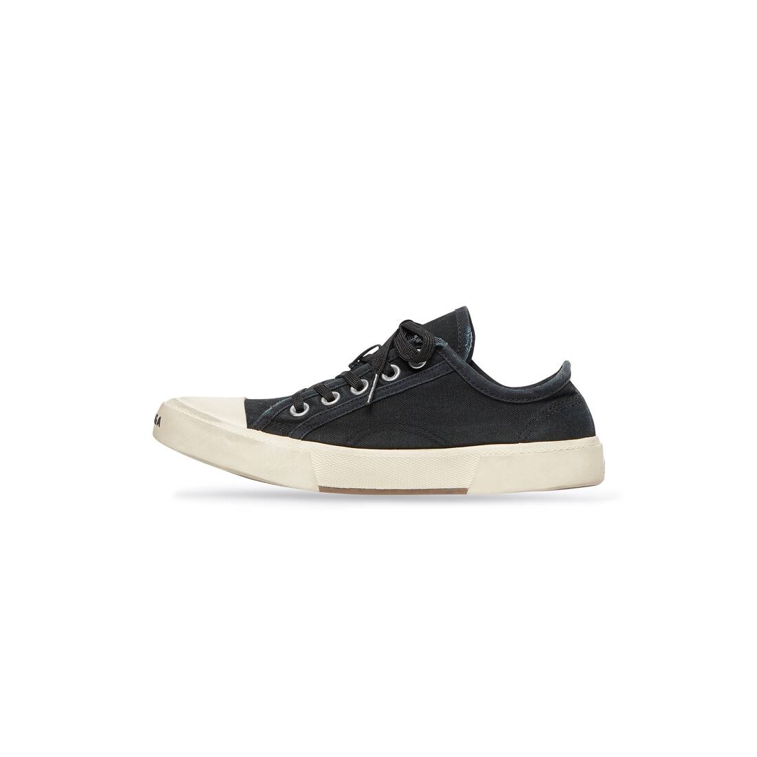Men’s Paris Low Top Sneaker in Black - Image 4